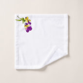 バスルームのパーティーセットの「パンジーのアイテム」(I) バスタオルセット (ウォッシュタオル)