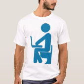バスルームのブロガーのシャツ Tシャツ (正面)