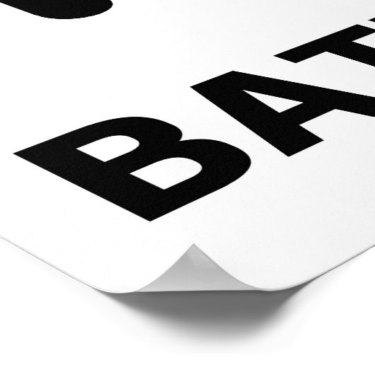 バスルームのポスタモダンーウォールアート ポスター (角)