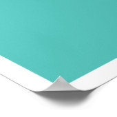 バスルームのユーモアプリント ポスター (角)