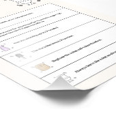 バスルームのルール必須エチケットのポスター フォトプリント            (角)