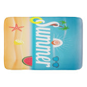 バスルームの夏 バスマット (正面)