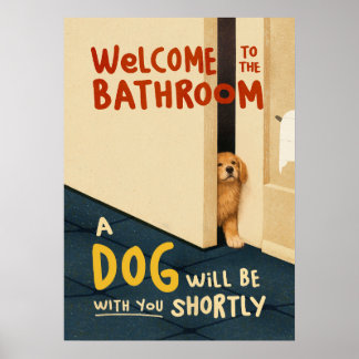 バスルームの犬へようこそ ポスター