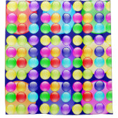 バスルームの装飾カラー –  シャワーカーテン (正面)