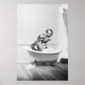 バスルームの象のポスター ポスター (正面)