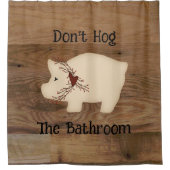 バスルームを独り占めするな シャワーカーテン (正面)