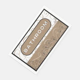 バスルームエレガント紙ゲストタオル