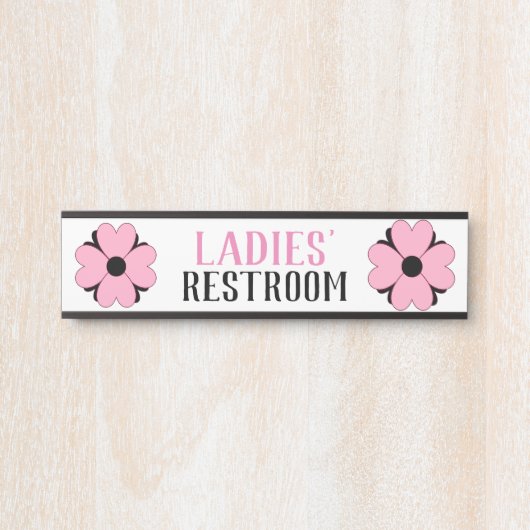 バスルームシンボルや象徴女性用トイレのドアサイン サインプレート (正面)