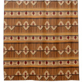 バスルームスタイリッシュ素朴シャワーカーテン シャワーカーテン (正面)