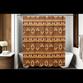 バスルームスタイリッシュ素朴シャワーカーテン シャワーカーテン