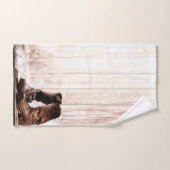 バスルームタオルセットブーツ田舎、西部 バスタオルセット (ハンドタオル)