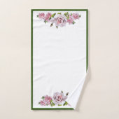 バスルームバラセットの彫刻 バスタオルセット (ハンドタオル)