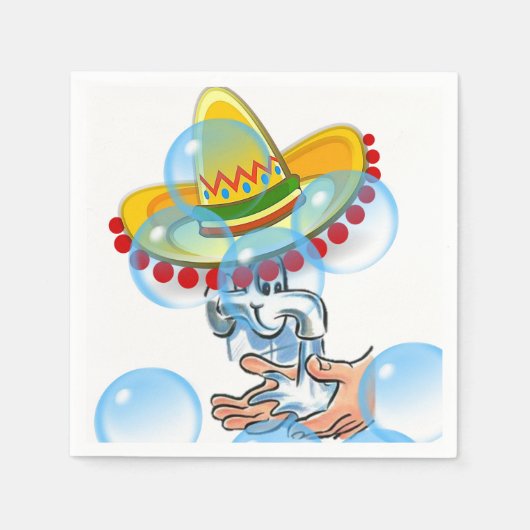 バスルームパウダールーム紙ナプキンス スタンダードカクテルナプキン (正面)