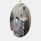 バスルームファンキー セラミックオーナメント (左)