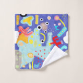 バスルームホームデコールルピデテキーラ バスタオルセット (ウォッシュタオル)