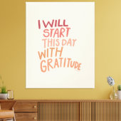 バスルームホームデコー感動的ル引用文アート キャンバスプリント (インサイチュ (リビング))