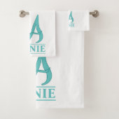 バスルームモノグラムのタオルセット バスタオルセット (インサイチュ)