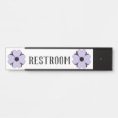 バスルームユニセックスシンボルや象徴-ユニセックストイレの標識 サインプレート (正面)