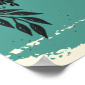 バスルームユーモアのあるのエチケットのサイン ポスター (角)