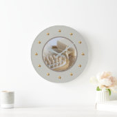 バスルームリラックスのスパテーマウォールクロック ラージ壁時計 (ホーム)