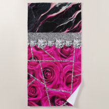 バスルーム内装デザインホームブラックグリッターマーブル