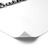 バスルーム占有記号 ポスター (角)