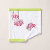 バスルーム明るい赤紫色セットのエキゾチックなタオル バスタオルセット (ウォッシュタオル)