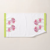 バスルーム明るい赤紫色セットのエキゾチックなタオル バスタオルセット (ハンドタオル)