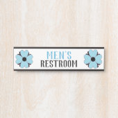 バスルーム標識メンズバスルームシンボルや象徴トイレ標識 サインプレート (正面)