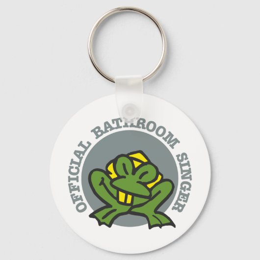 バスルーム歌手 キーホルダー (正面)