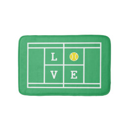 バスルーム用かわいいラブテニスコートバスマット バスマット