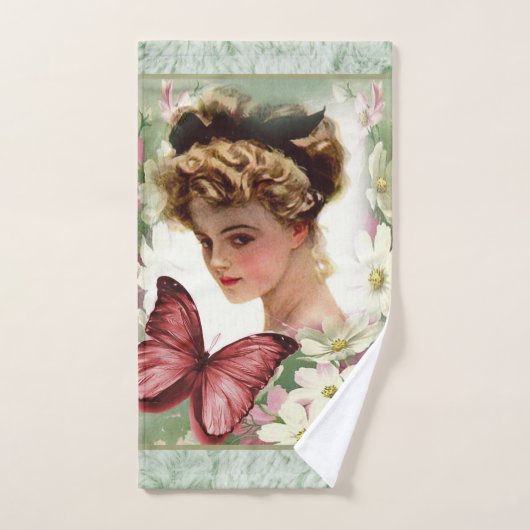 バスルーム用タオビクトリアンル バスタオルセット (ハンドタオル)