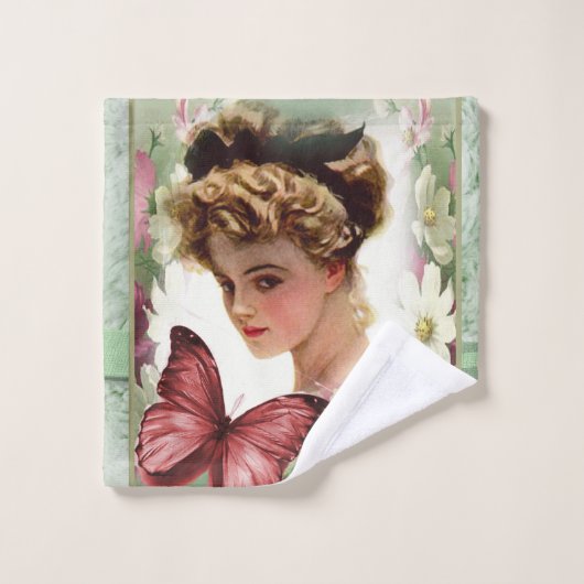 バスルーム用タオビクトリアンル バスタオルセット (ウォッシュタオル)