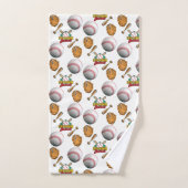 バスルーム用タオルがスポーツをする バスタオルセット (ハンドタオル)