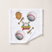 バスルーム用タオルがスポーツをする バスタオルセット (ウォッシュタオル)