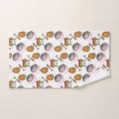 バスルーム用タオルがスポーツをする バスタオルセット (ハンドタオル)