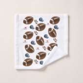 バスルーム用タオルがスポーツをする バスタオルセット (ウォッシュタオル)