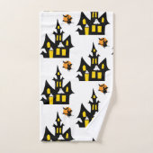 バスルーム用タオルがハロウィンを設定 バスタオルセット (ハンドタオル)