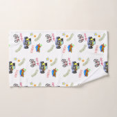 バスルーム用タオルがヒーロー自転車の飛行機をセット バスタオルセット (ハンドタオル)