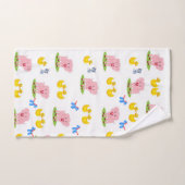 バスルーム用タオルが豚をセット バスタオルセット (ハンドタオル)