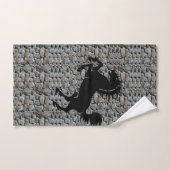 バスルーム用タオルが馬をセット バスタオルセット (ハンドタオル)