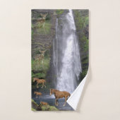 バスルーム用タオルで馬をセット バスタオルセット (ハンドタオル)