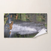 バスルーム用タオルで馬をセット バスタオルセット (ハンドタオル)