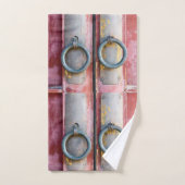 バスルーム用タオルのセットをロック バスタオルセット (ハンドタオル)