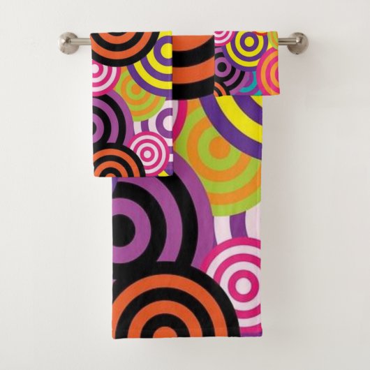 バスルーム用タオルの色のカラフル設定 バスタオルセット (インサイチュ)