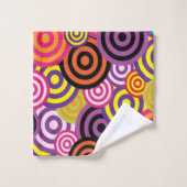 バスルーム用タオルの色のカラフル設定 バスタオルセット (ウォッシュタオル)