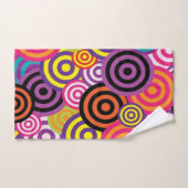 バスルーム用タオルの色のカラフル設定 バスタオルセット (ハンドタオル)