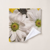 バスルーム用タオルひまわり バスタオルセット (ウォッシュタオル)