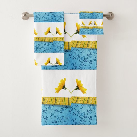 バスルーム用タオルひまわり バスタオルセット (インサイチュ)