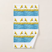 バスルーム用タオルひまわり バスタオルセット (ハンドタオル)